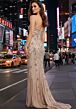 Jovani 48389 Plunging Sweetheart Neckline Embellished Dress