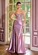 LaDivine CDS565 Side Tail Beaded Corset Bodice Dress