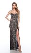 Alyce Paris 88004 Scoop Neck High Slit Dress