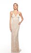 Alyce Paris 88007 Strappy Open Back Slim Dress