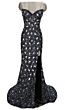 Ava Presley 47261 Side Slit Strapless Embellished Dress