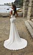 Mori Lee 12611 Nesta Sleeveless Cowl Back Wedding Dress