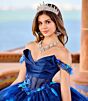 Princesa by Ariana Vara PR30159 V-Neck Illusion Bodice Sweet 16 Dress