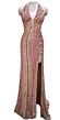 Ava Presley 47227 Corset Bodice Beaded High Slit Dress
