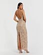 Mac Duggal 10696 Back Slit Sequin Dress