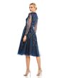 Mac Duggal A11136 Illusion Sleeve Embroidered Dress