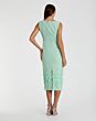 Mac Duggal 11853 Bateau Neck Embellished Hem Back Slit Dress