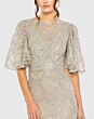 Mac Duggal 20481 Flutter Sleeve Beaded Lace Dress