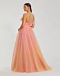 Mac Duggal 20557 Feather Neckline Strapless Dress