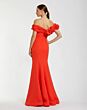Mac Duggal 21104 Off-The-Shoulder Rosette Neck Mermaid Dress
