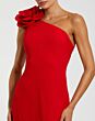 Mac Duggal 2304 Floral One-Shoulder Asymmetric Mermaid Dress