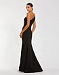 Mac Duggal 2304 Floral One-Shoulder Asymmetric Mermaid Dress