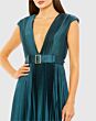 Mac Duggal 26285 Cap Sleeve Pleated Dress