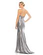Mac Duggal 26408 Plunging Neckline Metallic Dress