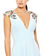 Ieena for Mac Duggal 26540 Beaded Cap Sleeve Dress