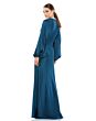 Ieena for Mac Duggal 26575 Beaded Neck Bishop Sleeves Dress