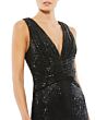 Mac Duggal 26598 Wrap Waist Sequin Dress