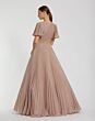 Mac Duggal 30776 Flutter Sleeve Pleated Long Party Dress