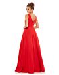 Ieena for Mac Duggal 48924 V-Neck with Pockets Dress