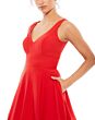 Ieena for Mac Duggal 48924 V-Neck with Pockets Dress