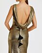 Ieena for Mac Duggal 49087 Cowl Back Bateau Neck Dress