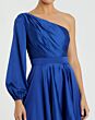 Mac Duggal 49141 Single Sleeve High Low Dress
