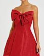Mac Duggal 49210 Bow Front Strapless Dress