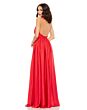 Mac Duggal 49333 Halter Neckline High Slit Dress