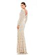 Mac Duggal 5021 Long Sleeve Embellished Dress
