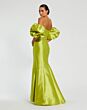 Mac Duggal 50677 Puff Sleeve Off The Shoulder Dress