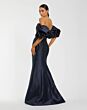 Mac Duggal 50677 Puff Sleeve Off The Shoulder Dress
