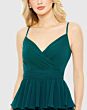 Ieena for Mac Duggal 55416 Tiered Skirt Spaghetti Straps Dress