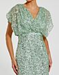 Mac Duggal 5640 Blouson Top Sequin Dress