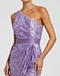 Mac Duggal 5687 Lace-Up Back One Shoulder Dress