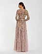 Mac Duggal 6182 Long Sleeve Embellished A-Line Dress
