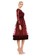 Mac Duggal 67007 Long Sleeve Tea-Length Formal Dress