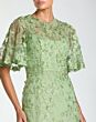 Mac Duggal 68810 Flutter Sleeve Jewel Neck Dress