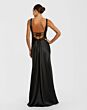 Mac Duggal 68855 Plunging V-Neckline Bow Waistband Dress