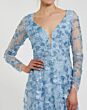 Mac Duggal 70224 Illusion Sleeve Floral Dress