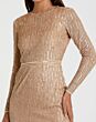 Mac Duggal 93625 Long Sleeve Embellished Dress