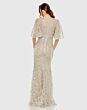 Mac Duggal 20481 Flutter Sleeve Beaded Lace Dress