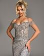 Jovani 39175 Center Slit Sheer Corset Embellished Dress