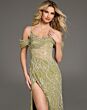 Jovani 45072 High Slit Off The Shoulder Embellished Dress