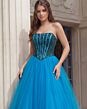 Jovani 45539 Tulle Skirt Strapless Dress