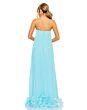 Mac Duggal 13001 Feather Hem Strapless Dress
