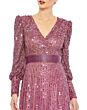 Mac Duggal 5720 Surplice Bodice Sequin Dress