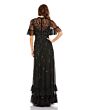 Mac Duggal 9199 Flare Sleeve Floral Dress
