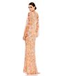 Mac Duggal 93547 Bishop Sleeve Floral Print Dress
