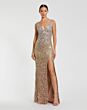 Mac Duggal 1068 Slit Skirt Dress