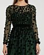 Mac Duggal 67007 Long Sleeve Tea-Length Formal Dress